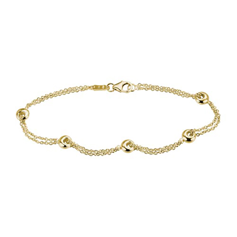 14K Double Strand Bracelet