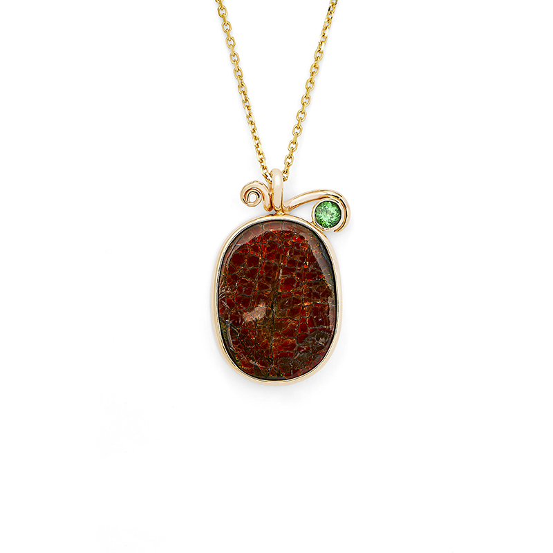 Ammolite Pendant