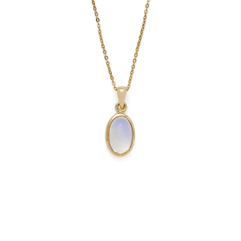 Oval Moonstone Pendant