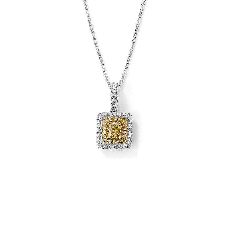 Yellow Diamond Pendant