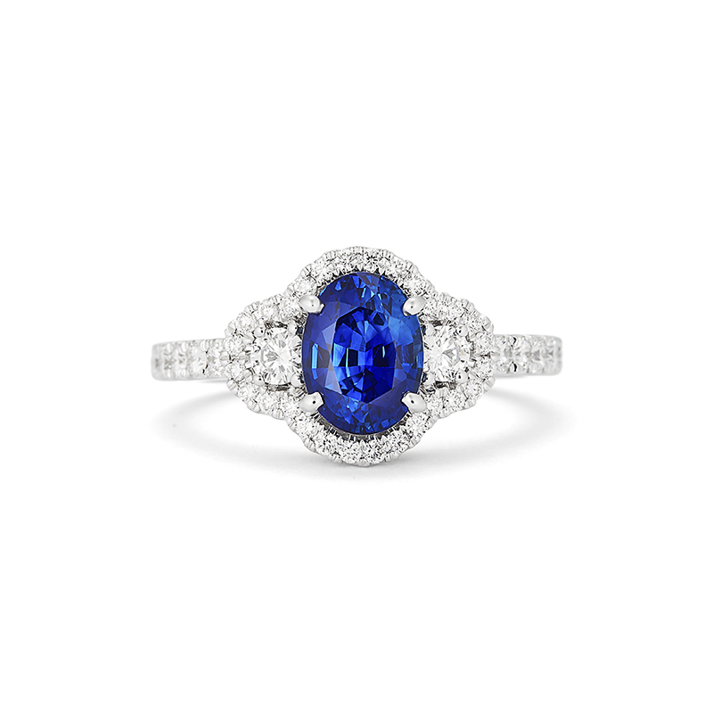 Oval Sapphire Ring