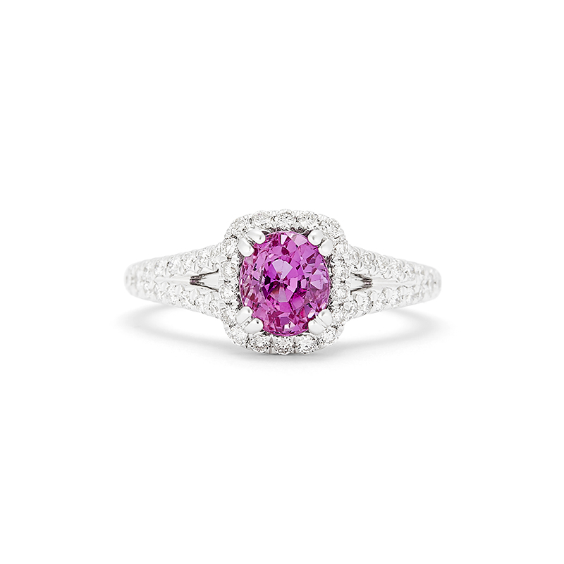 Pink Sapphire Ring