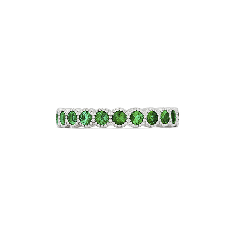 Emerald Stackable Ring