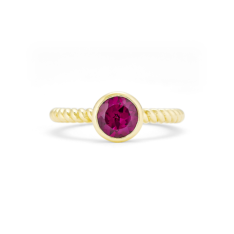 Rhodolite Garnet Ring