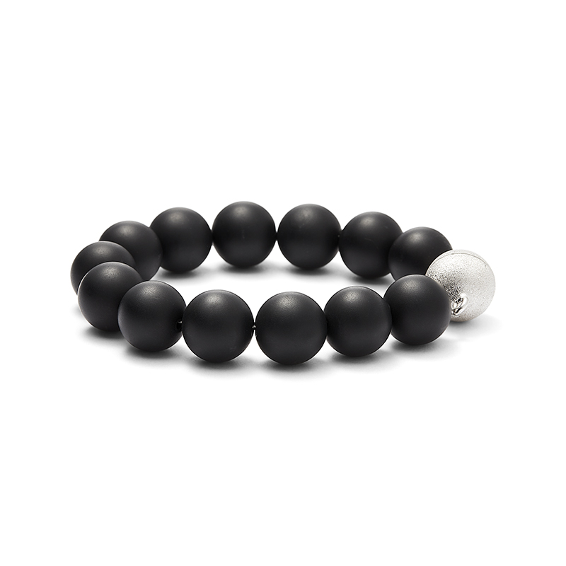 Black Onyx Beaded Bracelet