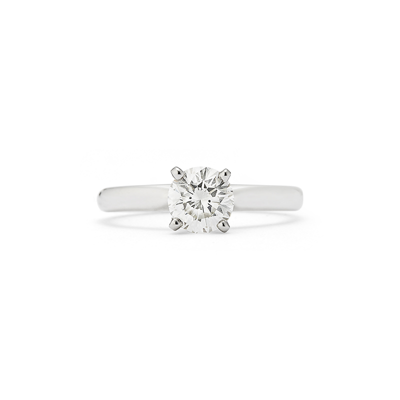 Round Solitaire Engagement Ring