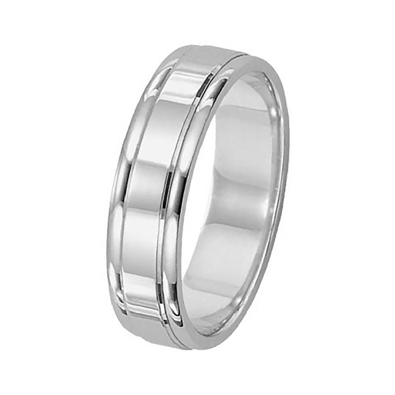 Carved Wedding Band