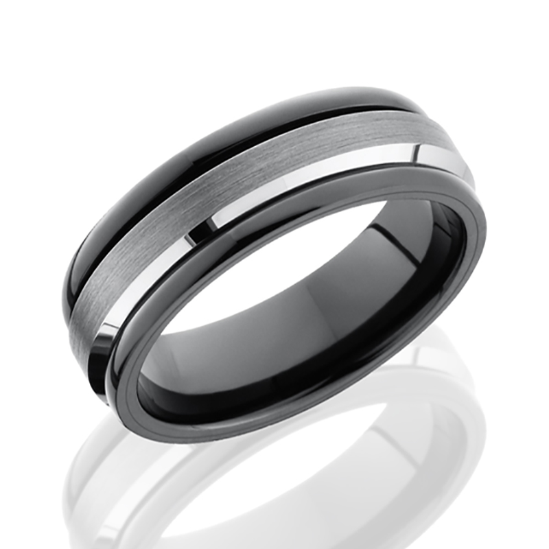 Tungsten Beveled Band