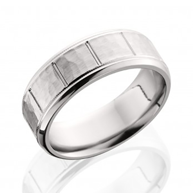 Chrome Hammered Segment Ring