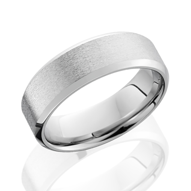 Cobalt Chrome Beveled Band