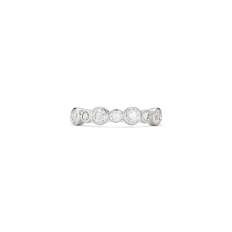 Diamond Bezel Set Band