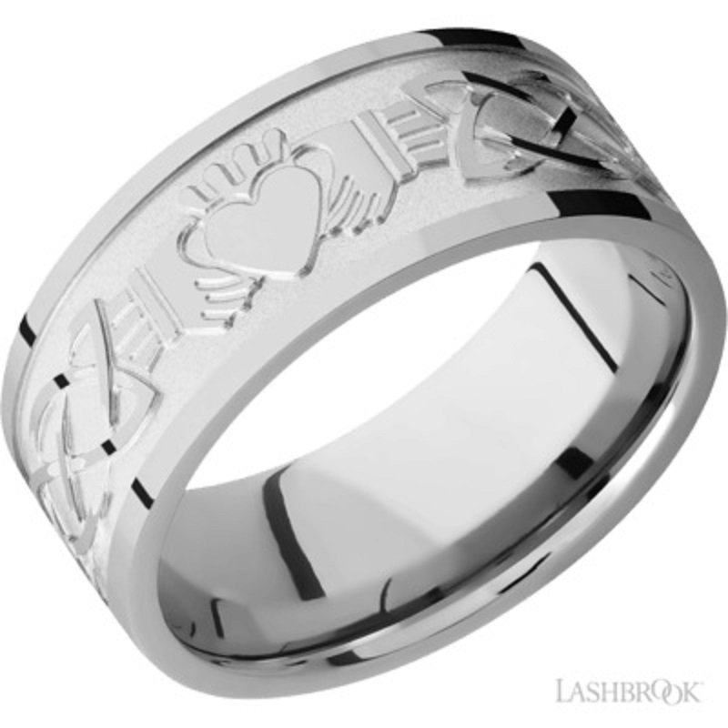 Titanium Claddagh Band