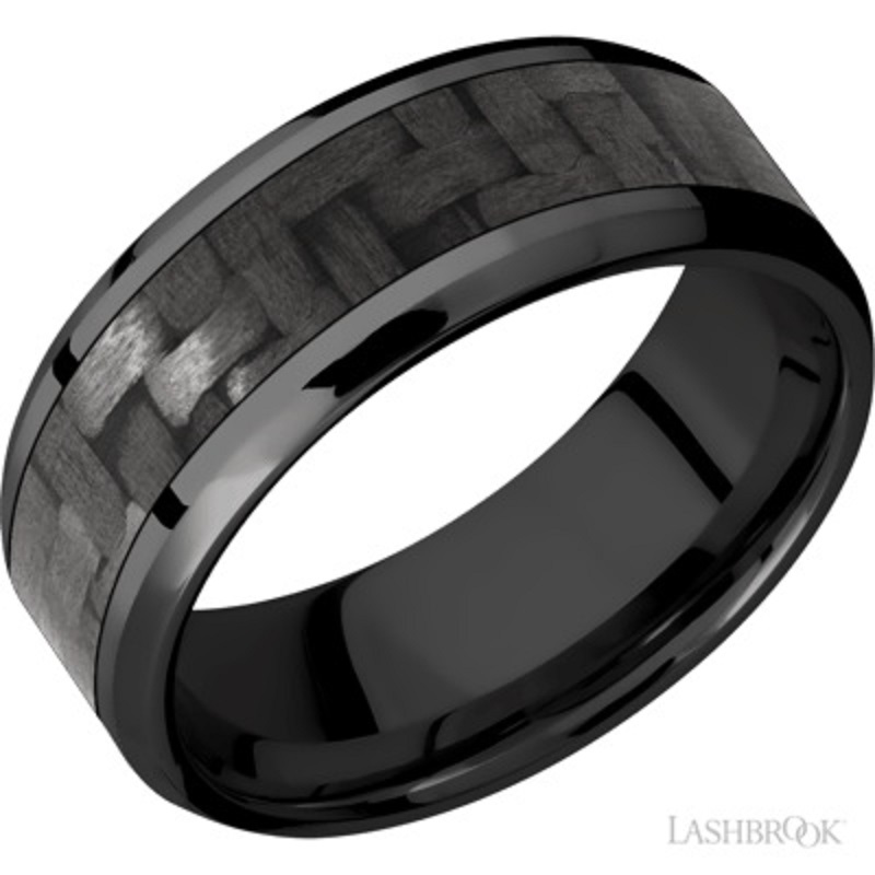 Zirconium Carbon Fiber Band