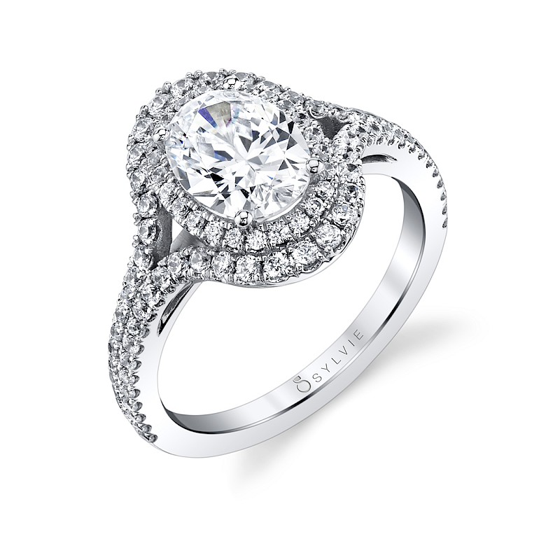 Sylvie Poppy Engagement Ring