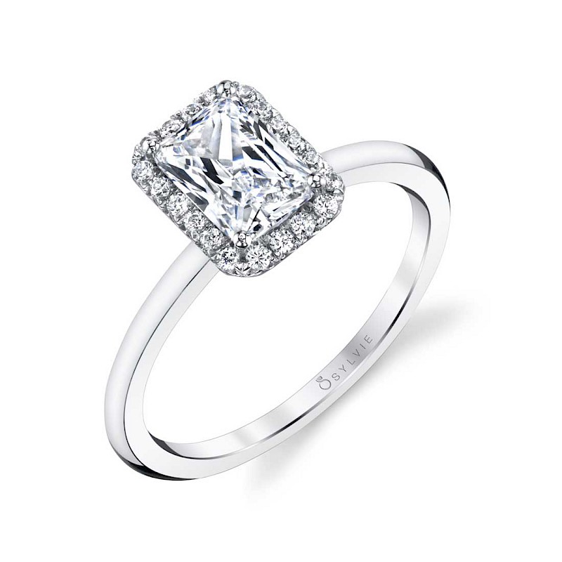 Sylvie Radiant Elsie Engagement Ring