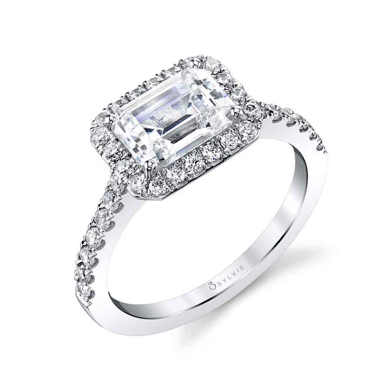 Sylvie Chantelle East-West Engagement Ring