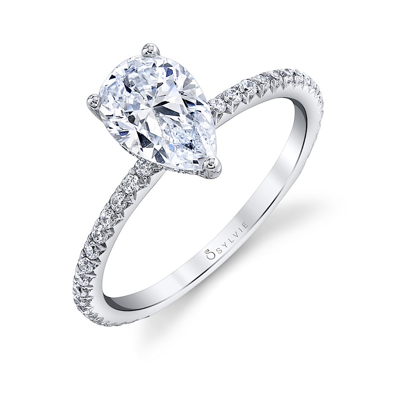 Sylvie Maryam Pear Engagement Ring