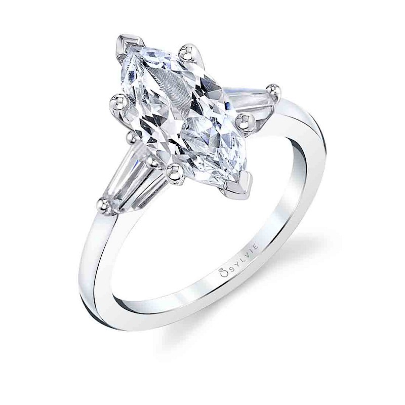 Sylvie Nicolette Marquise Engagement Ring