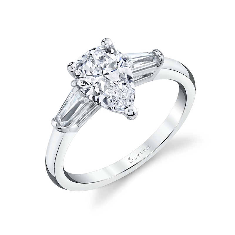 Sylvie Nicolette Pear Engagement Ring